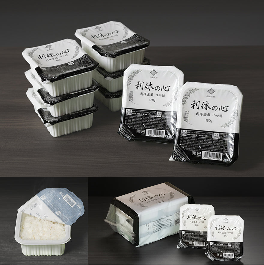 【パックごはん】利休宝園 つや姫 180g×36食／12食